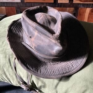 Dorfman Indiana Jones Cotton Fedora. Mens Size XL